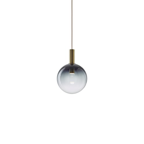 Bomma+Divina Pendant max. 8W GU10 (komplektis 4W 624lm 2700K CRI>90), rippvalgusti, suitsune, harjatud kuldne