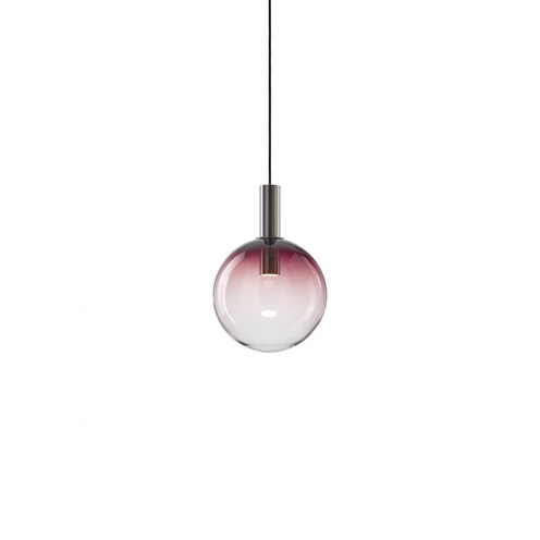 Bomma+Divina Pendant max. 8W GU10 (komplektis 4W 624lm 2700K CRI>90), rippvalgusti, ploomililla, harjatud hõbedane