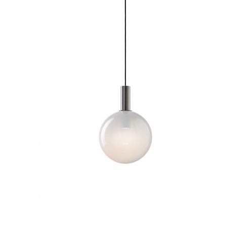 Bomma+Divina Pendant max. 8W GU10 (komplektis 4W 624lm 2700K CRI>90), rippvalgusti, valge, harjatud hõbedane
