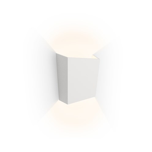 Vibia+Break Plus LED 2x1W 85lm 2700K CRI>90, IP65, välisvalgusti, kruntvärv tooni (RAL 9016)