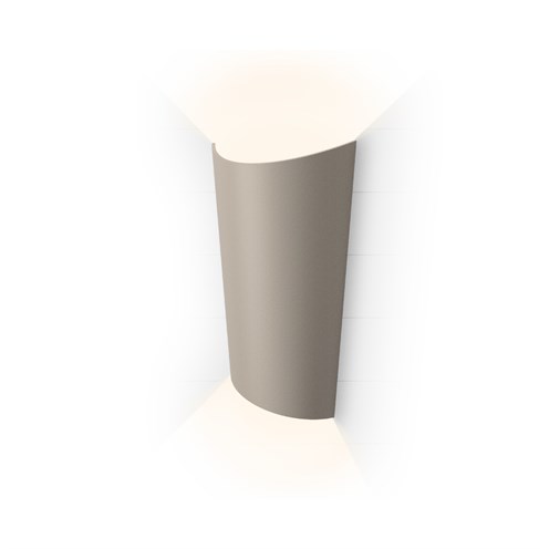 Vibia+Break Plus LED 2x4W 154lm 2700K CRI>90, IP65, välisvalgusti, beež (NCS S 4005-Y50R)