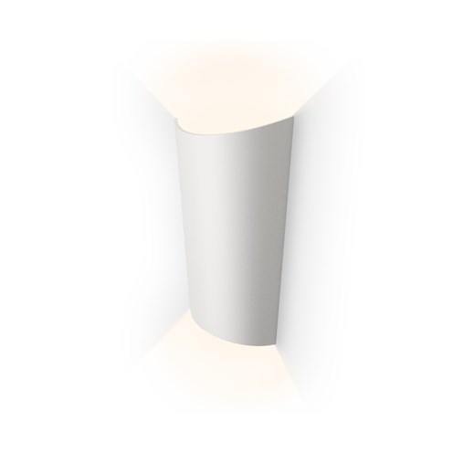 Vibia+Break Plus LED 2x4W 154lm 2700K CRI>90, IP65, välisvalgusti, kruntvärv tooni (RAL 9016)