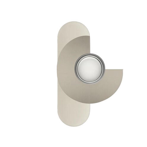 Robin+Brera Arco Trequarti GX53, seinavalgusti, harjatud teras