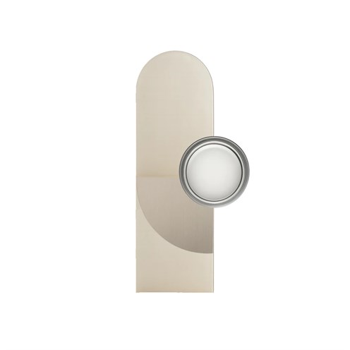 Robin+Brera Linea Quarto GX53, seinavalgusti, harjatud teras