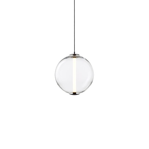 Bomma+Buoy Pendant Sphere LED 12,6W 1430lm 2700K CRI>90, hämardatav DALI, rippvalgusti, klaar/must
