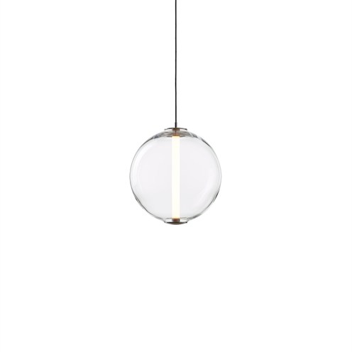 Bomma+Buoy Pendant Sphere LED 12,6W 1430lm 2700K CRI>90, hämardatav DALI, rippvalgusti, klaar/hõbedane