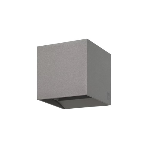 PRO+CALPINO PRO LED 6,5W 392lm 3000K, hämardatav TRIAC, IP65, seinavalgusti, matt hõbe, reguleeritav valgusvihk