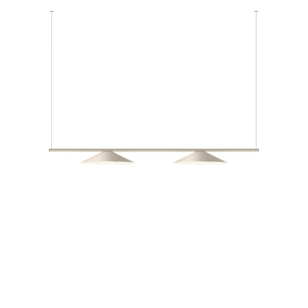 Vibia+Circus Solo Hidden Diffuser LED 2x11,1W 3104lm 2700K CRI>90, hämardatav Push/DALI, rippvalgusti, siidhall