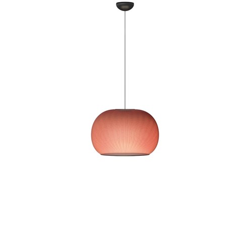 Vibia+Closer Ø68 LED 26W 2600lm 2700K CRI>90, hämardatav DALI, IP44, rippvalgusti, terra punane (NCS S 4040-Y70R), riputi 2m