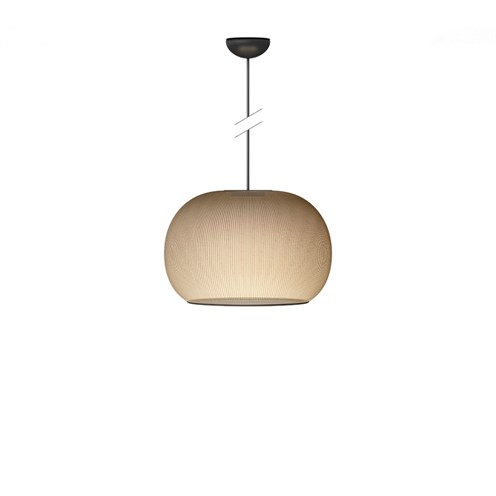 Vibia+Closer Ø68 LED 26W 2600lm 2700K CRI>90, hämardatav DALI, IP44, rippvalgusti, beež (NCS S 4005-Y50R), vars 1/1,5m