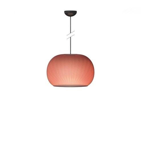 Vibia+Closer Ø68 LED 26W 2600lm 2700K CRI>90, hämardatav DALI, IP44, rippvalgusti, terra punane (NCS S 4040-Y70R), vars 1/1,5m