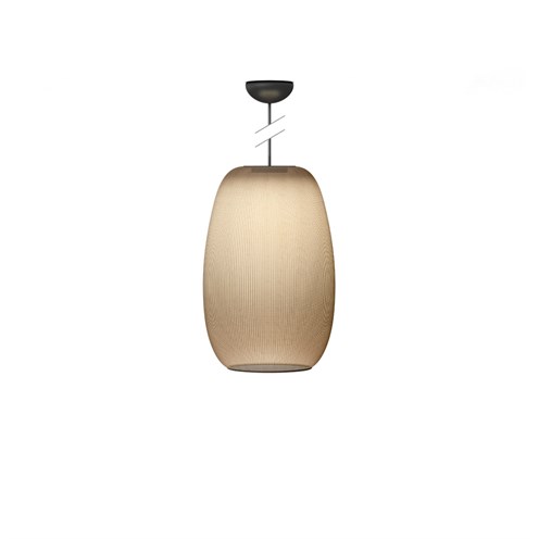 Vibia+Closer Ø49 LED 26W 2600lm 2700K CRI>90, hämardatav DALI, IP44, rippvalgusti, beež (NCS S 4005-Y50R), vars 1/1,5m
