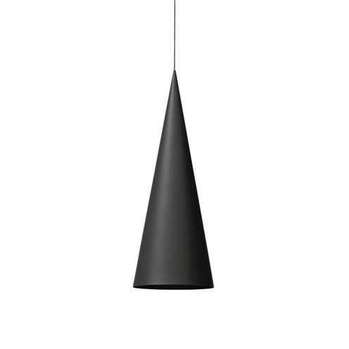 Wästberg+CONE SUSPENDED W151XL1 LED 44W 1650lm 2700K CRI>90, hämardatav Push/DALI, rippvalgusti, must