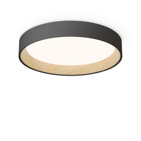 Vibia+Duo LED 46W 3300lm 2700K CRI>90, hämardatav Push/1-10V/DALI, laevalgusti, grafiit (ADAPTA RF 9913 WX), tammepuit
