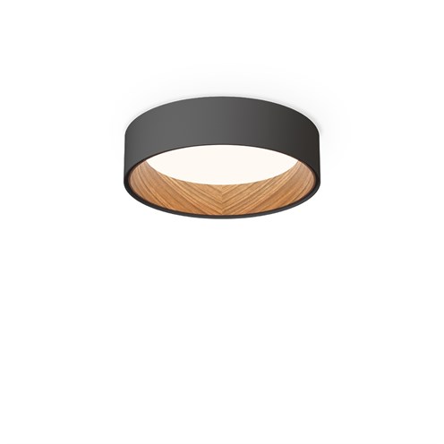 Vibia+Duo LED 26W 1666lm 2700K CRI>90, hämardatav Push/1-10V/DALI, laevalgusti, grafiit (ADAPTA RF 9913 WX), pähklipuit