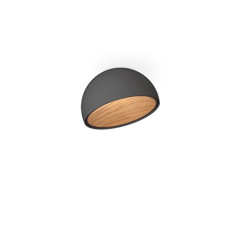 Vibia+Duo LED 12W 847lm 2700K CRI>90, hämardatav Push/1-10V, laevalgusti, grafiit (ADAPTA RF 9913 WX), pähklipuit