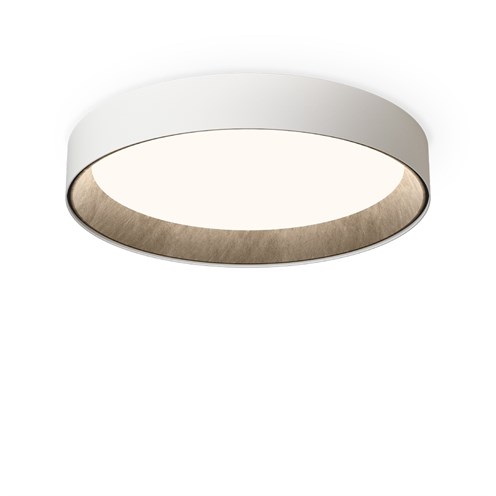 Vibia+Duo petra LED 46W 3580lm 2700K CRI>90, hämardatav Push/1-10V/DALI, laevalgusti, valge (RAL 9016), kiltkivi