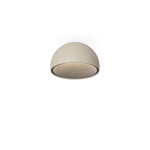 Vibia+Duo petra LED 12W 571lm 2700K CRI>90, hämardatav Push/1-10V, laevalgusti, kreemjas (RAL 7044), kiltkivi