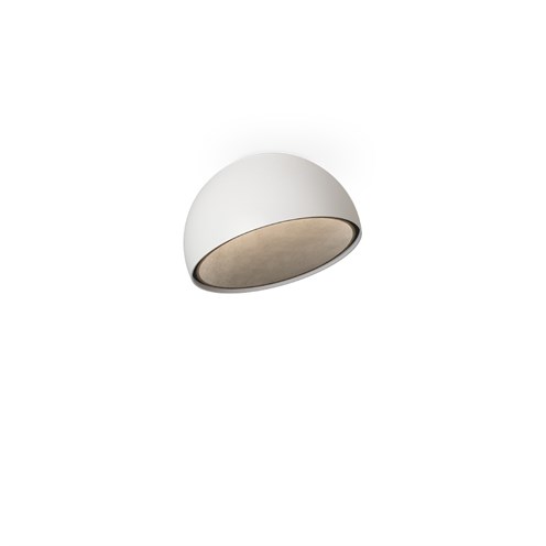 Vibia+Duo petra LED 12W 612lm 2700K CRI>90, hämardatav Push/1-10V, laevalgusti, valge (RAL 9016), kiltkivi