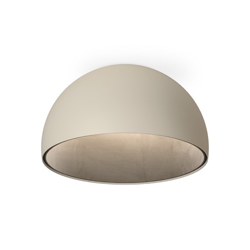 Vibia+Duo petra LED 26W 1202lm 2700K CRI>90, hämardatav Push/1-10V/DALI, laevalgusti, kreemjas (RAL 7044), kiltkivi