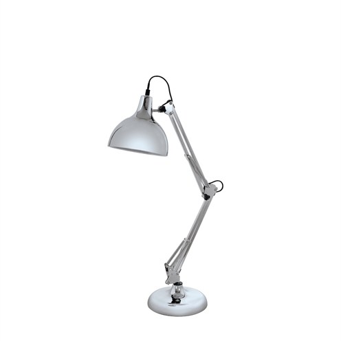 EGLO+BORGILLIO max. 40W E27, lülitiga lauavalgusti, kroom