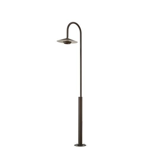 Bover+Fanalet F/300 Outdoor LED 20W 347lm + 11W 303lm 2700K CRI>90, hämardatav DALI, IP44, välisvalgusti, pruun