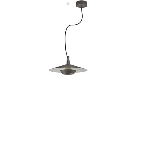 Bover+Fanalet S/49 Outdoor LED 20W 347lm + 11W 303lm 2700K CRI>90, hämardatav DALI, IP65, välisvalgusti, pruun