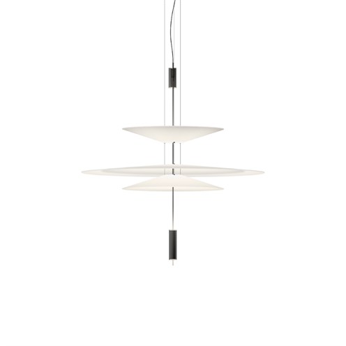 Vibia+Flamingo LED 3x5,6W 1921lm 2700K CRI>90, hämardatav Push/1-10V, rippvalgusti, grafiit