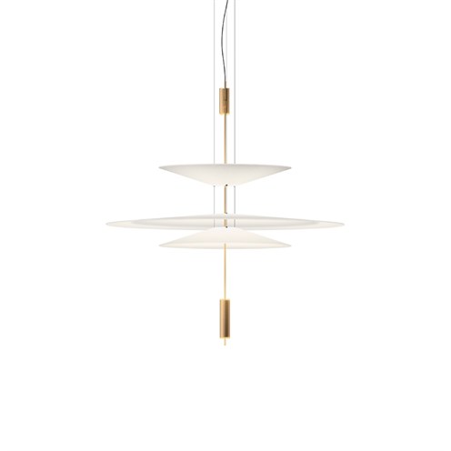 Vibia+Flamingo LED 3x5,6W 1921lm 2700K CRI>90, hämardatav Push/1-10V, rippvalgusti, kuldne