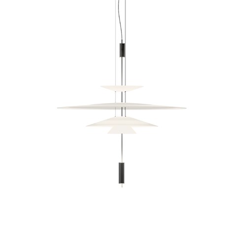 Vibia+Flamingo LED 3x5,6W 1921lm 2700K CRI>90, hämardatav Push/1-10V, rippvalgusti, grafiit
