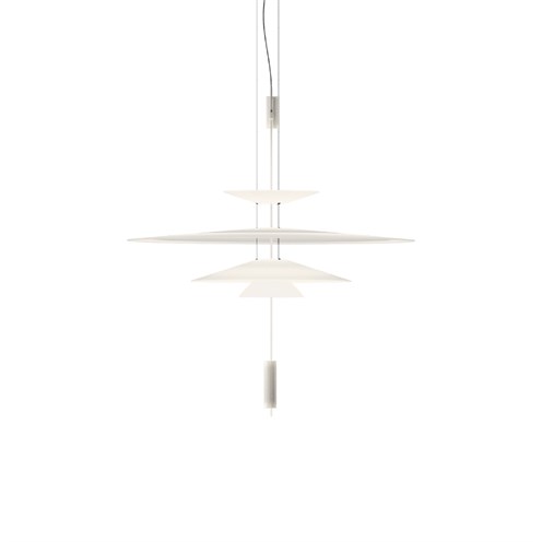 Vibia+Flamingo LED 3x5,6W 1921lm 2700K CRI>90, hämardatav Push/1-10V, rippvalgusti, valge