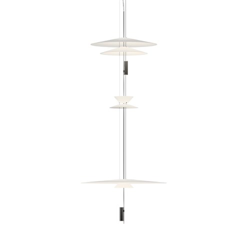 Vibia+Flamingo LED 4x5,6W 2782lm 2700K CRI>90, hämardatav Push/1-10V, rippvalgusti, grafiit
