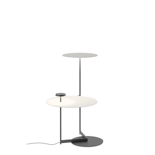 Vibia+Flat LED 2 × LED 7W 1280lm 2700K CRI>90, hämardatav PUSH, põrandavalgusti, valkjas (NCS S 1000-N)