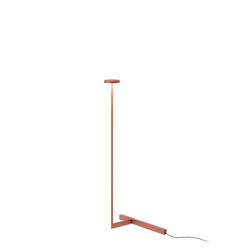 Vibia+Flat LED 7W 682lm 2700K CRI>90, hämardatav, põrandavalgusti, terra punane