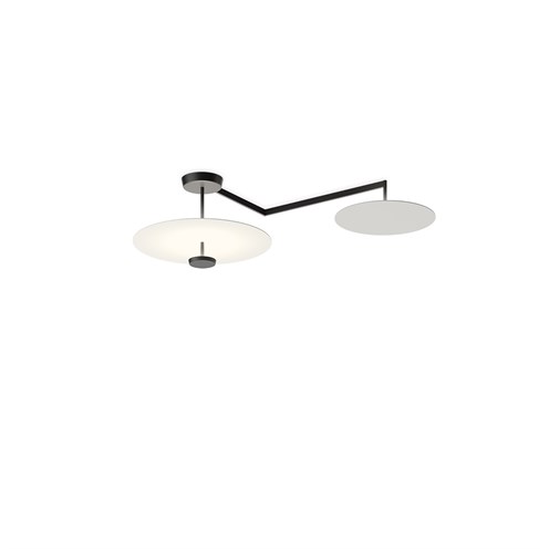 Vibia+Flat LED 3x13,5W 2875lm 2700K CRI>90, hämardatav Push/1-10V/DALI, laevalgusti, valge/hall L1 (NCS S 0300-N, S 1000-N)