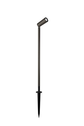 Simes+FLOWER 35 BOLLARD LED 6,5W 233lm 2700K CRI>90 14°, hämardatav, IP66, välisvalgusti, tumepronks, liiteseadmeta