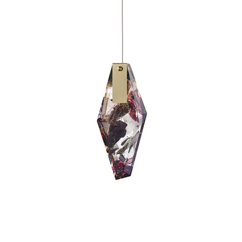 Bomma+Fragments Pendant Long LED 1,2W G4 100lm 2700K CRI>90, rippvalgusti, must/harjatud kuld