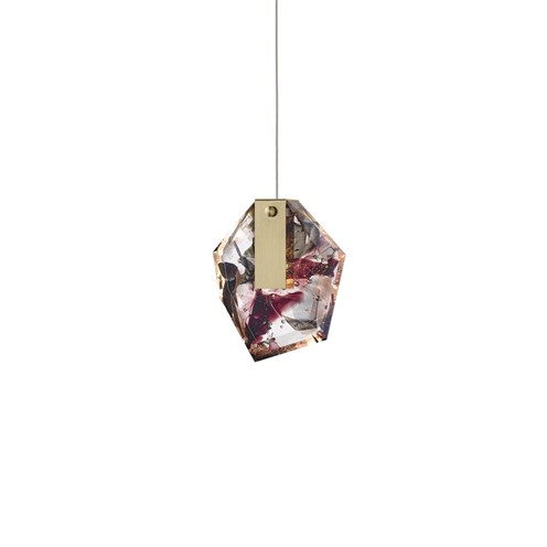 Bomma+Fragments Pendant Short LED 1,2W G4 100lm 2700K CRI>90, rippvalgusti, must/harjatud kuld