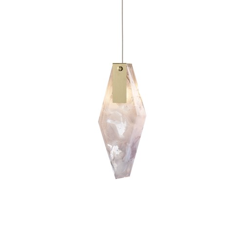 Bomma+Fragments Pendant Long LED 1,2W G4 100lm 2700K CRI>90, rippvalgusti, valge/harjatud kuld