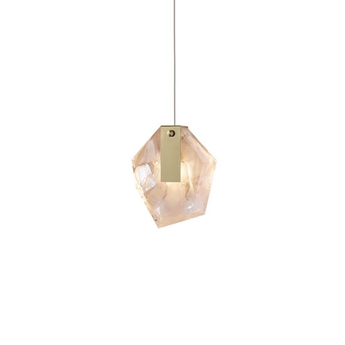 Bomma+Fragments Pendant Short LED 1,2W G4 100lm 2700K CRI>90, rippvalgusti, valge/harjatud kuld