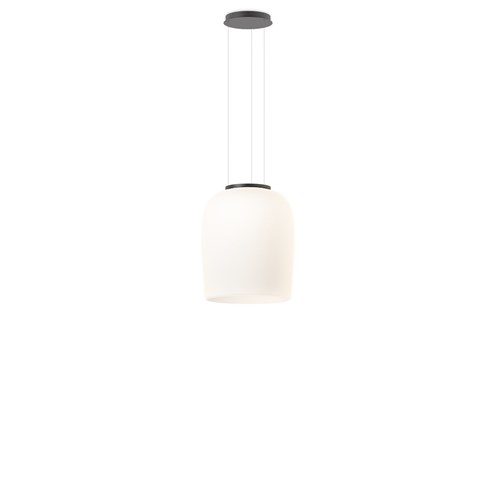 Vibia+Ghost LED 37,2W 3604lm 2700K CRI>90, hämardatav Push/1-10V/DALI, rippvalgusti, must (NCS S 8500-N), opaalklaas