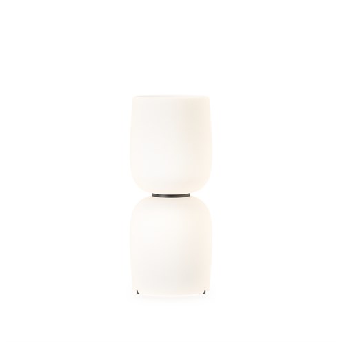 Vibia+Ghost LED 39,6W 4266lm 2700K CRI>90, hämardatav Push dim, lauavalgusti, must, opaalklaas