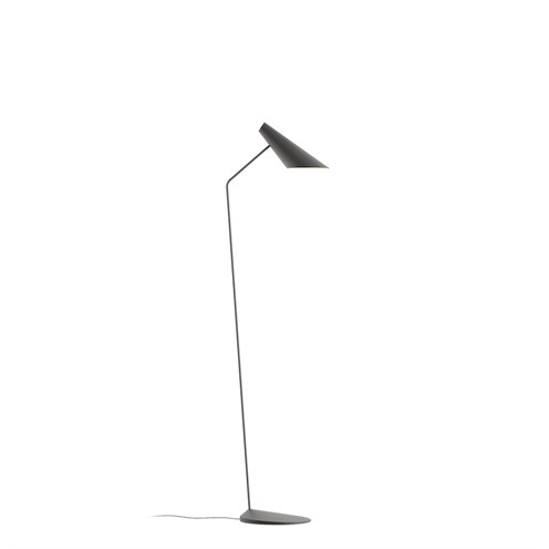Vibia+I.Cono LED 6W 186lm 2700K CRI>90, hämardatav Push dim, põrandavalgusti, tumehall (NCS S 7000-N)