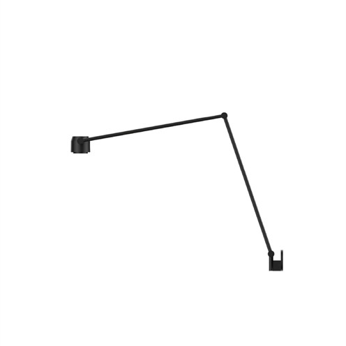 Wästberg+ION BRACKET W225BR2 LED 8,3W 526lm 3000K CRI>98 60°, hämardatav, seinavalgusti, pistikuga, must