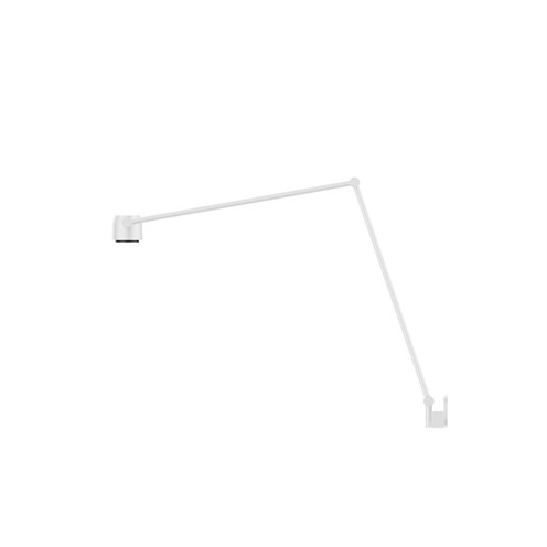 Wästberg+ION BRACKET W225BR2 LED 8,3W 526lm 3000K CRI>98 60°, hämardatav, seinavalgusti, pistikuga, valge