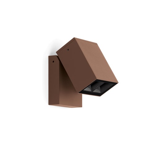 Lombardo+Kura Reg X2 LED 4W 310lm 700mA 3000K CRI>95 28°, IP65, lae-/seinavalgusti, corten, liiteseadmeta