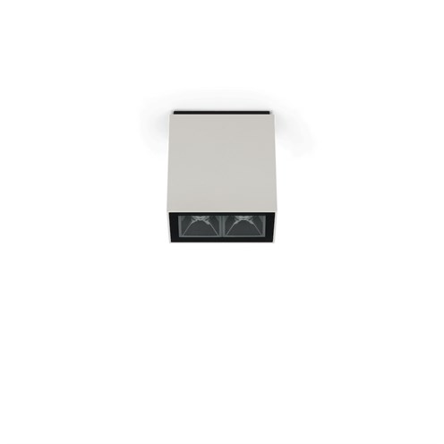 Lombardo+Kura Top X2 LED 4W 310lm 700mA 3000K CRI>95 28°, IP65, laevalgusti, helehall, liiteseadmeta