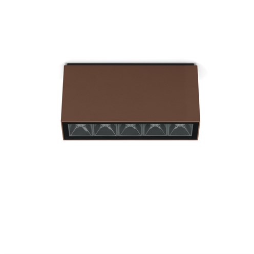 Lombardo+Kura Top X5 LED 10W 785lm 700mA 3000K CRI>95 28°, IP65, laevalgusti, corten, liiteseadmeta