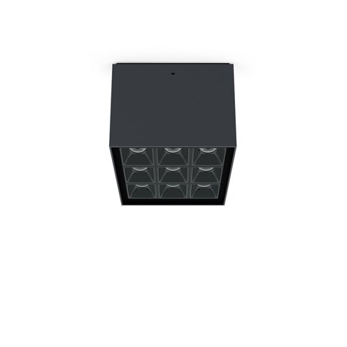 Lombardo+Kura Top X9 LED 18W 1435lm 700mA 3000K CRI>95 28°, IP65, laevalgusti, tumehall, liiteseadmeta