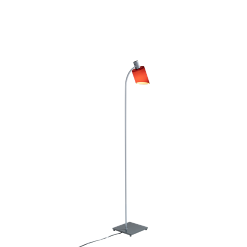 Nemo+LAMPE DE BUREAU READING max 20W E14, põrandavalgusti, punane kuppel